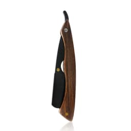 Sandalwood Vintage Razor Stainless Steel Folding Blade Holder Men's Facial Fit Razor Hairdresser's Shaving Tool (Without Blade)