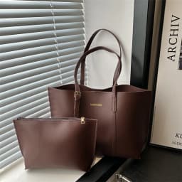 Women's Bag Large Capacity Soft Leather Tote Bags Casual Versatile Single Shoulder Handbag Mommy Handbags 2025 Autumn and Winter