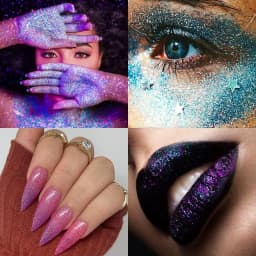 Ultra Fine Glitter 36Colors Set, Holographic Glitter Powder for,Epoxy Resin Arts and Crafts Glitter,Glitter for Nail Makeup