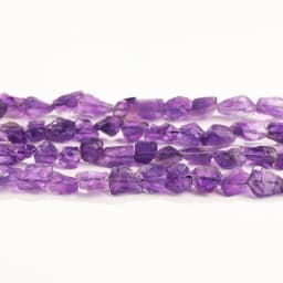 8-12mm Natural Stone Uruguayan Amethyst Irregular Raw Bead Loose Spacer For Jewelry Making DIY Necklace Bracelet Accessory 15"