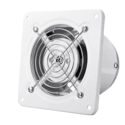 4/6/8" Exhaust Fan Metal Iron Ventilation Extractor,Silence with Anti-backflow Check Valve Window&Wall Mount Vent Fans for Home