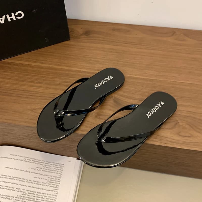 Large Size Sandals Women's Shoes Summer 2025 New Flip-flops Outer Slippers Flat Sandals