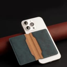 Credit Card Wallet-Magnetic Phone Case with 3 Card Slots,Faux Leather,Strong Magnet for Secure ID&Credit Card Storage,Men'S Gift