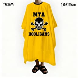 TESM 3D Printed Barber Cape Hairdressing Salon Gown Hairdresser Hair Dyeing Shawl Halloween Christmas Gift