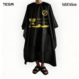 TESM 3D Printed Barber Cape Hairdressing Salon Gown Hairdresser Hair Dyeing Shawl Halloween Christmas Gift