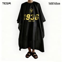 TESM 3D Printed Barber Cape Hairdressing Salon Gown Hairdresser Hair Dyeing Shawl Halloween Christmas Gift