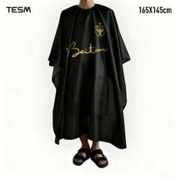 TESM 3D Printed Barber Cape Hairdressing Salon Gown Hairdresser Hair Dyeing Shawl Halloween Christmas Gift