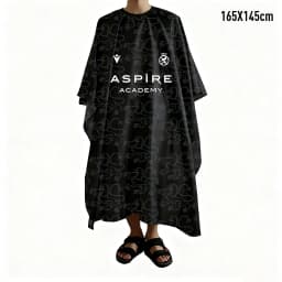 TESM 3D Printed Barber Cape Hairdressing Salon Gown Hairdresser Hair Dyeing Shawl Halloween Christmas Gift
