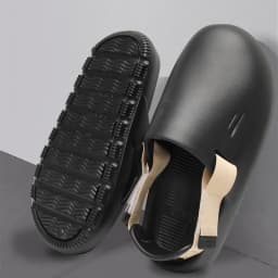 Men's Open-Toe EVA Slippers for Outdoor Wear Anti-Slip Odor-Resistant Soft Bottom Birk-style Slippers
