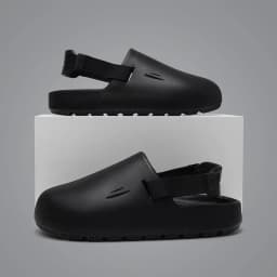 Men's Open-Toe EVA Slippers for Outdoor Wear Anti-Slip Odor-Resistant Soft Bottom Birk-style Slippers