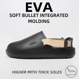 Men's Open-Toe EVA Slippers for Outdoor Wear Anti-Slip Odor-Resistant Soft Bottom Birk-style Slippers