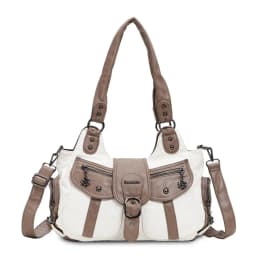 Vintage Women Handbags PU Shoulder Bag Satchel Top-handle Shoulder Bag Fashion Dumpling Pack Multi-pockets Shoulder Bags