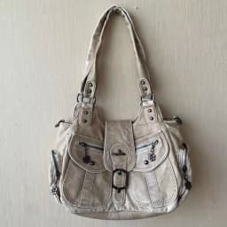 Vintage Women Handbags PU Shoulder Bag Satchel Top-handle Shoulder Bag Fashion Dumpling Pack Multi-pockets Shoulder Bags