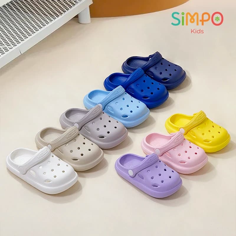 Fashion Waterproof Slippers Children Sandals Summer Outdoor Slides Soft Sole Garden Shoes Indoor Clogs Sandals For Boys & Girls