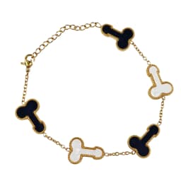 luxurious Hip Hop Punk Personality Genital prank Titanium Steel Gold Color Bracelet For Men Women Girl Jewelry Y2K Accessories