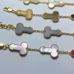 luxurious Hip Hop Punk Personality Genital prank Titanium Steel Gold Color Bracelet For Men Women Girl Jewelry Y2K Accessories