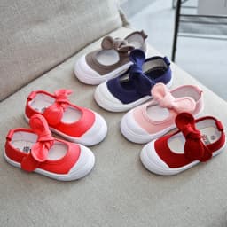 New Children Shoes Girls Canvas Shoes Fashion Bowknot Comfortable Kids Casual Shoes Sneakers Toddler Girls Princess Shoes 21-35