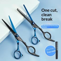 Gianxi Stainless Steel Hair Clippers Hair Professional Thinning Teeth Clipper Flat Clipper Broken Hair Clipper