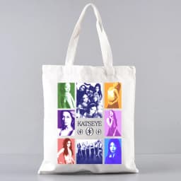KATSEYE Handbags Fashion Handbag Canvas Bag Tote Ladies Casual Shoulder Bag Reusable Shopping Bags