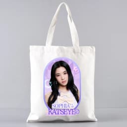 KATSEYE Handbags Fashion Handbag Canvas Bag Tote Ladies Casual Shoulder Bag Reusable Shopping Bags