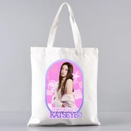 KATSEYE Handbags Fashion Handbag Canvas Bag Tote Ladies Casual Shoulder Bag Reusable Shopping Bags