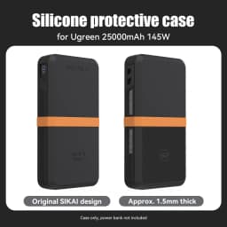 SIKAI Silicone Case for UGREEN 145W 25000mAh Power Bank Shockproof Cover with Precise Cutouts