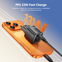 Toocki 33W USB Type C GaN Charger For iPhone 17 16 15 iPad Xiaomi Samsung Huawei Galaxy Fast Charge PD Mini PPS Phone Charger