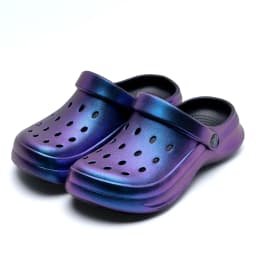 Glitter Clog, Lightweight EVA Garden Shoes, Waterproof Slip-Resistant Sandals, Comfortable Slip-On Shoes for Indoor Outdoor 816