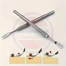 1/2pcs Stainless Steel Tick & Flea Remover for Cats and Dogs - Professional-Grade Prong Design with Ergonomic Textured Grip