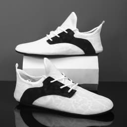 Spring and Summer Men's Loafers One-Piece Lazy Sneakers for Comfort and Convenience