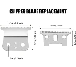 Pro Replacement Blades Fits For Andis Trimmer T Out liner, G, GO, GTO, GTX, Headliner LS2, LS3