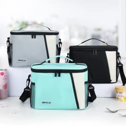 A Must in Winter! Dopamine Color Picnic Ice Bag Diagonally Across Square Lunch Bag Portable Going Out Thickened Aluminum Foil Th