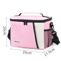A Must in Winter! Dopamine Color Picnic Ice Bag Diagonally Across Square Lunch Bag Portable Going Out Thickened Aluminum Foil Th
