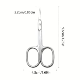 Professional Stainless Steel Cuticle Scissors and Beauty Scissors Nail Cuticle Trimmer Cuticle Cutter1pc Pointed Curved Blade