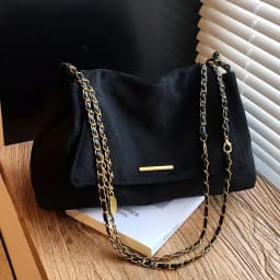 Perfect Lily Women's Vintage Large Crossbody Shoulder Bag Elegant Handbag with Detachable Strap Durable for Casual Formal Events