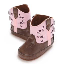 Baby Cowboy Boots - Western Style | Soft soled First Walking Shoes for Newborns and Preschoolers