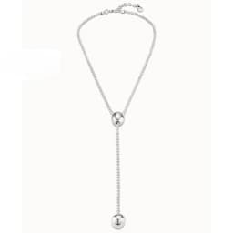 2025 autumn niche unique design gold and silver round bead necklace, genderless accessory creative gift