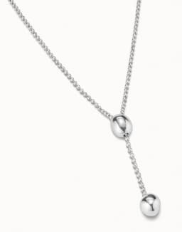 2025 autumn niche unique design gold and silver round bead necklace, genderless accessory creative gift