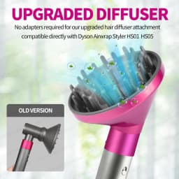 Diffuser Nozzle Hair Styler Nozzle For Dyson Airwrap HS01 HS05 SenCiciMen X9 Hair Dryer Professional Diffuser Hairdryer Nozzle