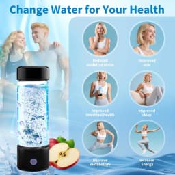 Portable Hydrogen Water Generator Bottle Rechargeable Electric Alkaline Ionizer Cup Hydrogen-Rich Water Health Care