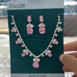 New French Ocean Zircon Necklace Earrings Set Fairy Tree Seal Fine Pair Dress Accessories Women