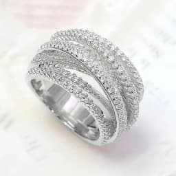 925 Sterling Silver Classic Vintage Line Wrap Zircon Ring For Women Party Luxury Fashion High Quality Fine Jewelry Hot Sales
