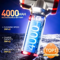 SZUK New 178000Pa Mini Car Vacuum Cleaner Wireless Handheld Cleaner Cleaning Machine Strong Powerful Portable Vacuum Cleaner Car