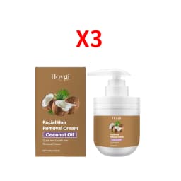 Coconut Oil Hair Removal Cream Face Armpit Leg Arm Beard Fast Hair Remover Painless Nourishing Smooth Skin Hair Growth Inhibitor