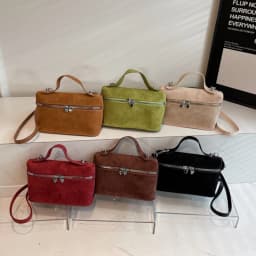 Winter Autumn Premium Suede Crossbody Bags Retro Vintage Messenger Bags for Women Fashion Texture and Versatile Shoulder Bags