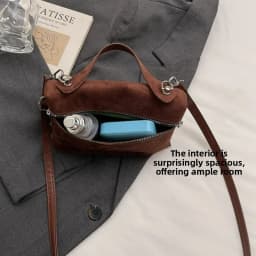 Winter Autumn Premium Suede Crossbody Bags Retro Vintage Messenger Bags for Women Fashion Texture and Versatile Shoulder Bags