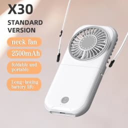X30 USB Small Fan Outdoor Portable Handheld Fan Ultra-Quiet Slim Folding Mini Desktop Fan