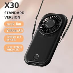 X30 USB Small Fan Outdoor Portable Handheld Fan Ultra-Quiet Slim Folding Mini Desktop Fan