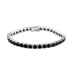 TOPGRILLZ 3MM-5MM Iced Out Black Cubic Zirconia Tennis Chain Bracelet Micro Paved 5A+ CZ Stones Charm Bangle For Men Women Gift
