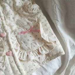Girl's vest for autumn and winter baby wearing clothes children's cotton vest with floral shoulder